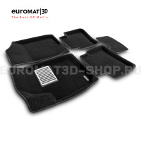 Текстильные 3D коврики Euromat3D Lux в салон для Kia Ceed (2006-2012) № EM3D-002722 Текстильные 3D коврики Euromat3D Lux в салон для Kia Ceed (2006-2012) № EM3D-002722