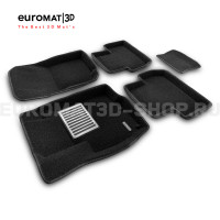 Текстильные 3D коврики Euromat3D Lux в салон для Mitsubishi ASX (2010-) № EM3D-003600 Текстильные 3D коврики Euromat3D Lux в салон для Mitsubishi ASX (2010-) № EM3D-003600