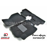 Текстильные 3D коврики Euromat3D Business в салон для Honda Pilot (2008-2011) № EMC3D-002610 Текстильные 3D коврики Euromat3D Business в салон для Honda Pilot (2008-2011) № EMC3D-002610