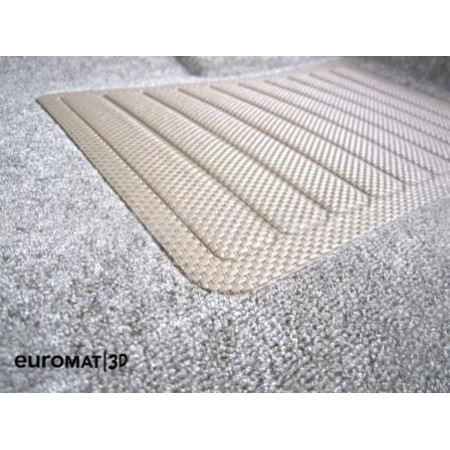 Текстильные 3D коврики Euromat3D Business в салон для Volkswagen Passat B7 (2011-2015) № EMC3D-005412T Бежевые