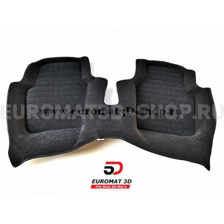 Текстильные 5D коврики с высоким бортом Euromat3D в салон для Skoda Superb (2016-) № EM5D-004510