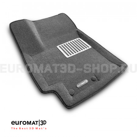 Текстильные 3D коврики Euromat3D Lux в салон для Kia Rio (2017-) № EM3D-002931G Серые Текстильные 3D коврики Euromat3D Lux в салон для Kia Rio (2017-) № EM3D-002931G Серые