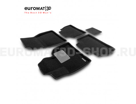 Текстильные 3D коврики Euromat3D Premium в салон для Bmw X7 (G07) (2019-) № EMPR3D-001226