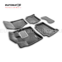 Текстильные 3D коврики Euromat3D Lux в салон для Audi Q7 (2005-2014) № EM3D-001105G Серые Текстильные 3D коврики Euromat3D Lux в салон для Audi Q7 (2005-2014) № EM3D-001105G Серые