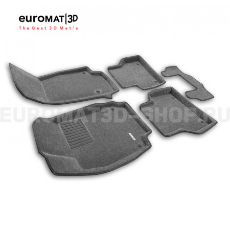Текстильные 3D коврики Euromat3D Business в салон для Audi A6 (2019-) № EMC3D-001111G Серые Текстильные 3D коврики Euromat3D Business в салон для Audi A6 (2019-) № EMC3D-001111G Серые