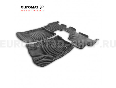 3D коврики Euromat3D EVA в салон для Kia Mohave (2009-2020) № EM3DEVA-002924