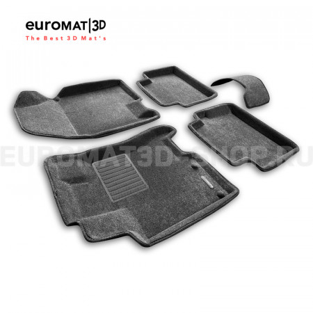 Текстильные 3D коврики Euromat3D Business в салон для Nissan Qashqai (2007-2013) № EMC3D-003714G Серые Текстильные 3D коврики Euromat3D Business в салон для Nissan Qashqai (2007-2013) № EMC3D-003714G Серые