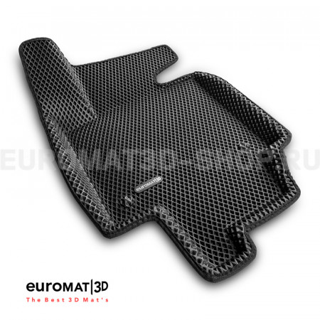 3D коврики Euromat3D EVA в салон для Toyota Rav 4 (2019-2026) (МКПП) № EM3DEVA-005135