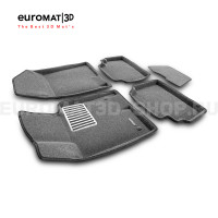 Текстильные 3D коврики Euromat3D Lux cалон для Kia K5 (2020-) № EM3D-0..