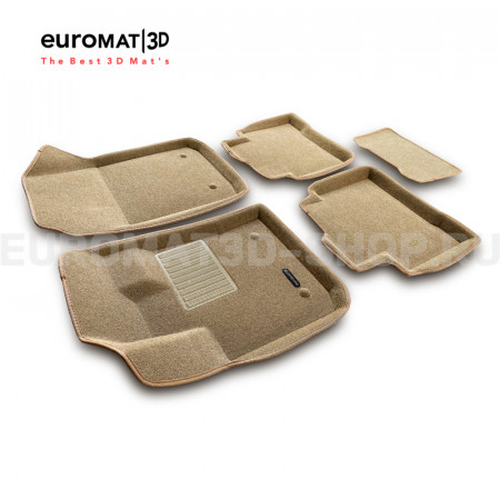 Текстильные 3D коврики Euromat3D Business в салон для Geely Tugella FY11 (2020-) № EMC3D-001408T Бежевые Текстильные 3D коврики Euromat3D Business в салон для Geely Tugella FY11 (2020-) № EMC3D-001408T Бежевые