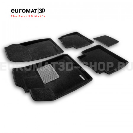 Текстильные 3D коврики Euromat3D Business в салон для Haval Jolion (2021-) (полный привод) № EMC3D-001473