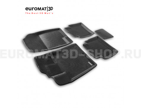 3D коврики Euromat3D EVA в салон для Haval Jolion (2021-) (полный привод) № EM3DEVA-001473