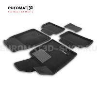 Текстильные 3D коврики Euromat3D Business в салон для Changan UNI-V (2023-) № EMC3D-001334
