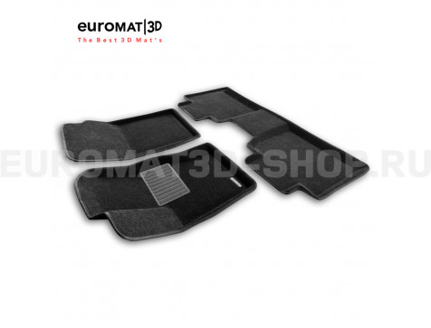 Текстильные 3D коврики Euromat3D Premium в салон для TANK 500 (2023-) № EMPR3D-004910