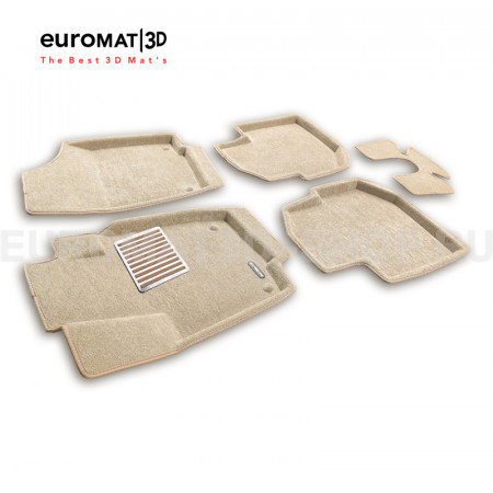Текстильные 3D коврики Euromat3D Lux в салон для Volkswagen Polo (2020-) № EM3D-004508T Бежевые Текстильные 3D коврики Euromat3D Lux в салон для Volkswagen Polo (2020-) № EM3D-004508T Бежевые