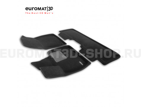 Текстильные 3D коврики Euromat3D Premium в салон для Lixiang L7 (2023-2024) № EMPR3D-005741