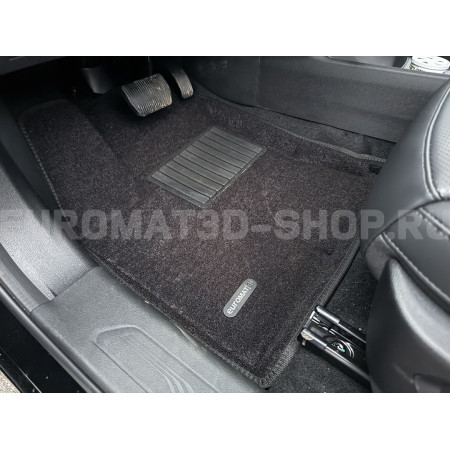Текстильные 3D коврики Euromat3D Business в салон для Haval F7 (2024-) (4WD) (полный привод) № EMC3D-001470