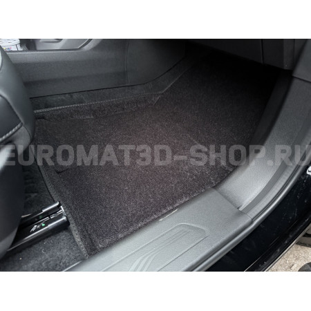 Текстильные 3D коврики Euromat3D Business в салон для Haval F7 (2024-) (4WD) (полный привод) № EMC3D-001470