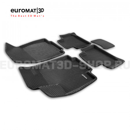 3D коврики Euromat3D EVA в салон для Haval H3 (2024-) № EM3DEVA-001471