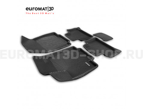 3D коврики Euromat3D EVA в салон для Haval H3 (2024-) № EM3DEVA-001471