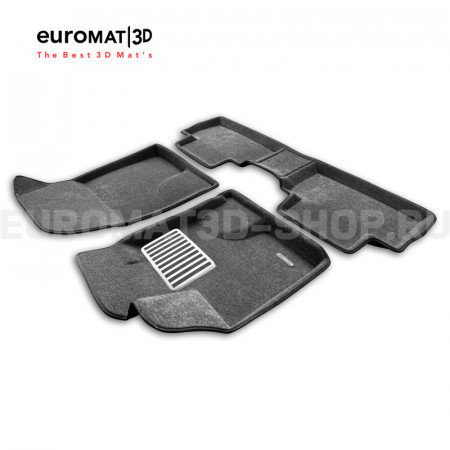 Текстильные 3D коврики Euromat3D Lux в салон для Haval F7 (2024-) (4WD) № EM3D-001470G Серые Текстильные 3D коврики Euromat3D Lux в салон для Haval F7 (2024-) (4WD) № EM3D-001470G Серые