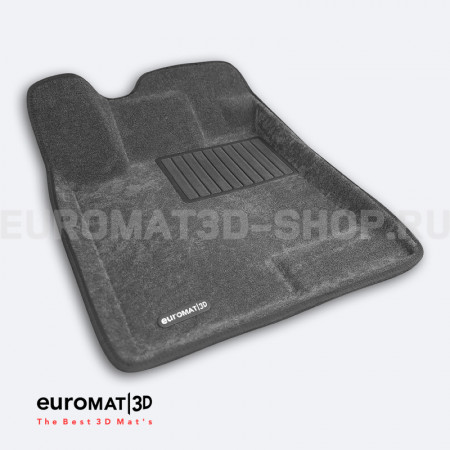Текстильные 3D коврики Euromat3D Business в салон для Haval Jolion (2021-) № EMC3D-001410G Серые