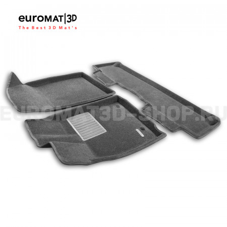 Текстильные 3D коврики Euromat3D Business в салон для BYD SONG PRO (2024-) № EMC3D-001252
