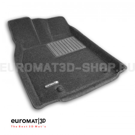 Текстильные 3D коврики Euromat3D Business в салон для BYD SONG PRO (2024-) № EMC3D-001252