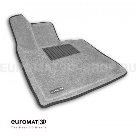 Текстильные 3D коврики Euromat3D Business в салон для Bmw 5 (E60) (2003-2010) № EMC3D-001204S Светло-серые Текстильные 3D коврики Euromat3D Business в салон для Bmw 5 (E60) (2003-2010) № EMC3D-001204S Светло-серые