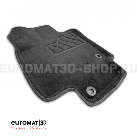 Коврики 3D ворс в салон Toyota Highlander (2021–2026) № SI3D00THXU70